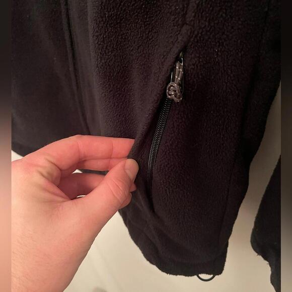 Columbia Jacket Fleece Zip Up Black Mens Size Small - Picture 2 of 6
